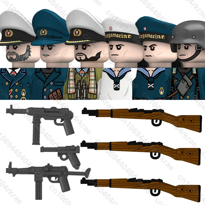 Military WW2 German Navy Figur - Lego Minifigure Holder incelemesi ve fiyatı