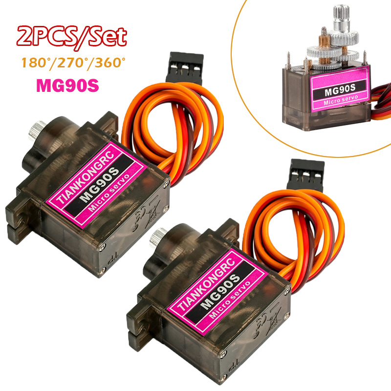 2PCS MG90S Full Metal Gear Mic - Model Airplane Plastic incelemesi ve fiyatı