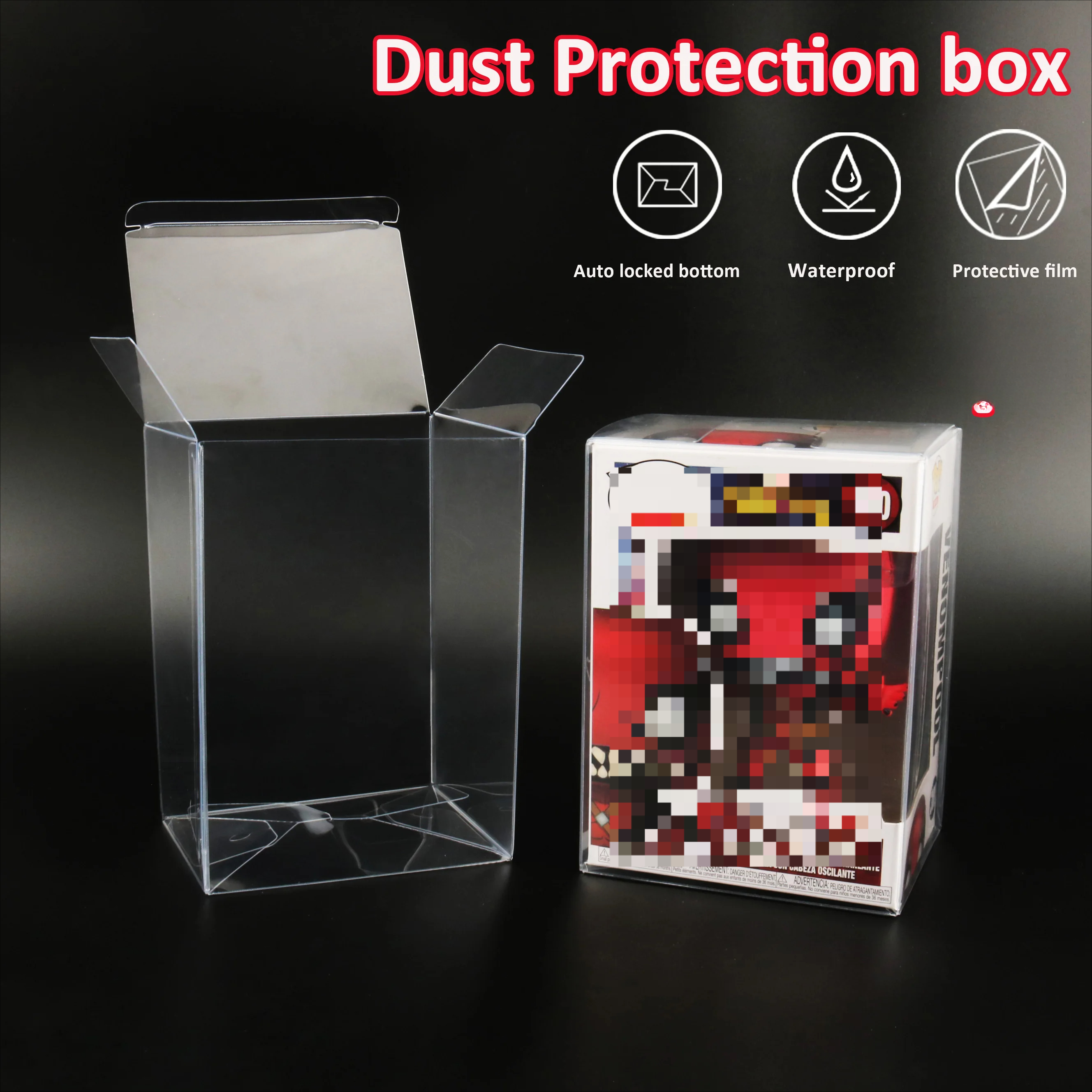 10/20pcs Transparent Protector - Funko Pop Protector incelemesi ve fiyatı
