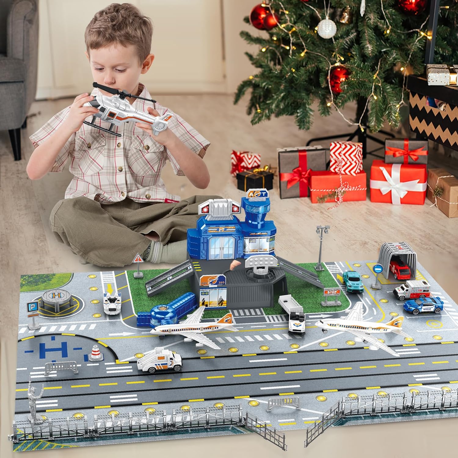 Children's Airport Scene Toy S - Model Airplane Plastic incelemesi ve fiyatı