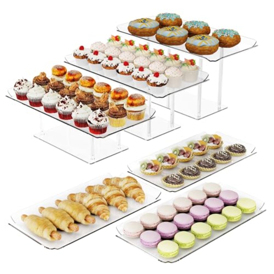 6 Pack Dessert Table Display S - Display Risers Set incelemesi ve fiyatı