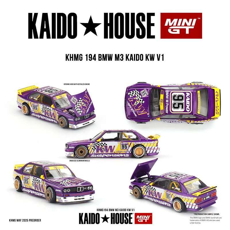 KHMG 194 1:64 BMW M3 Kaido KW  - Die Cast Car 1 64 incelemesi ve fiyatı