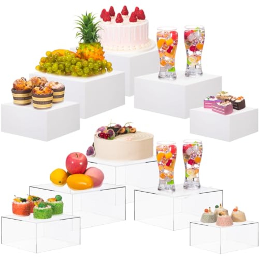 Buffet Risers Set of 10 Acryli - Display Risers Set incelemesi ve fiyatı