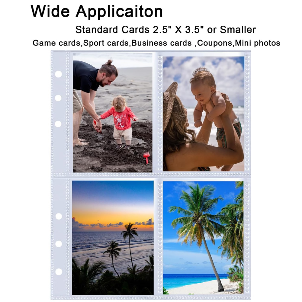 4 Pockets Photo Card Sleeves B - Trading Card Binder incelemesi ve fiyatı