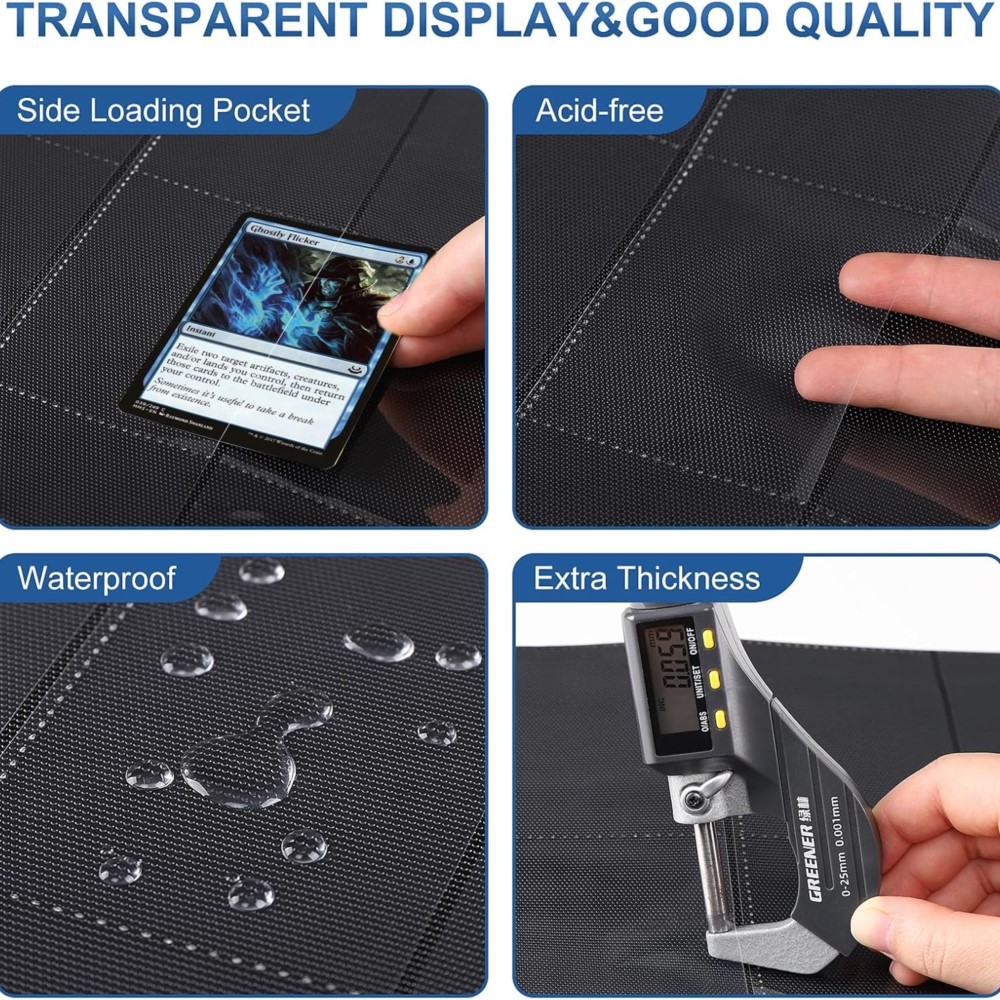 50Pack 900 Pockets Trading Car - Trading Card Binder incelemesi ve fiyatı