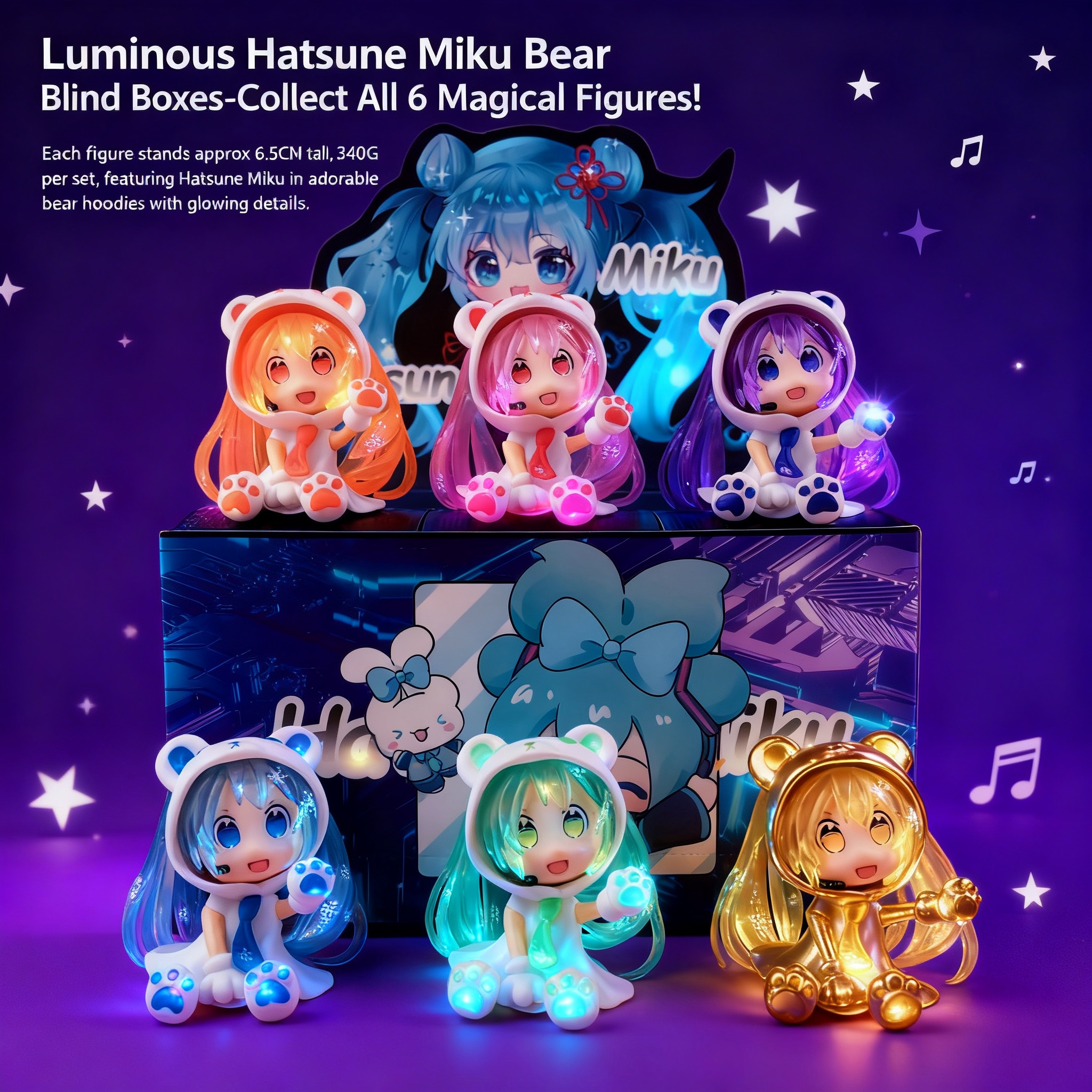 Glow in the Dark Hatsune Miku  - Capsule Toy Gashapon incelemesi ve fiyatı