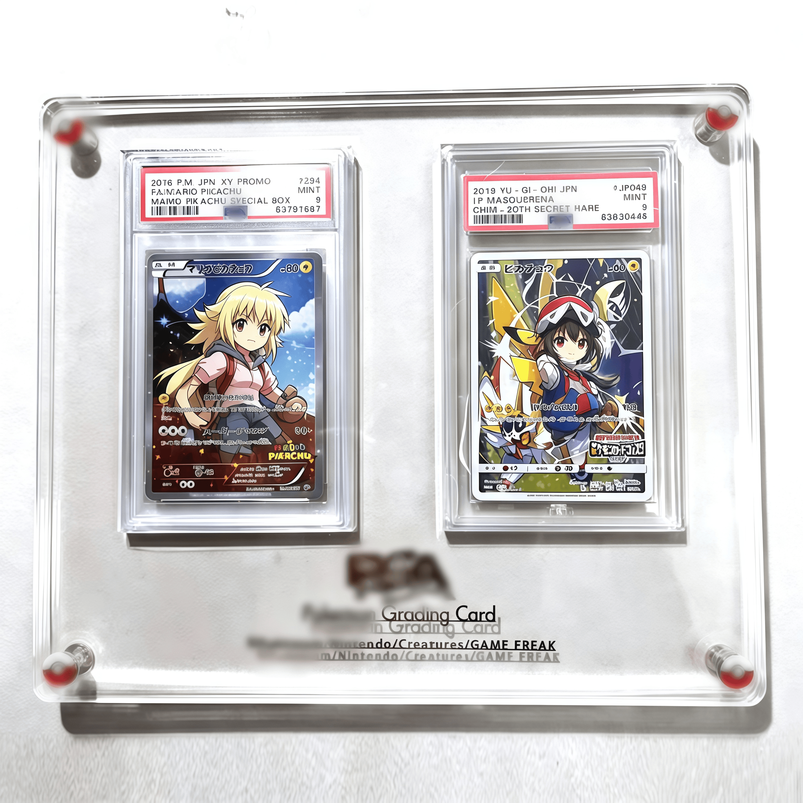 PTCG Pokemon Yu-Gi-Oh Rating G - Graded Card Display incelemesi ve fiyatı