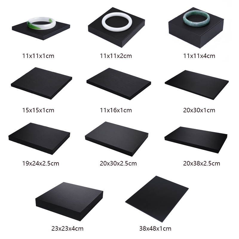 Black PU Leather Jewelry Displ - Display Risers Set incelemesi ve fiyatı