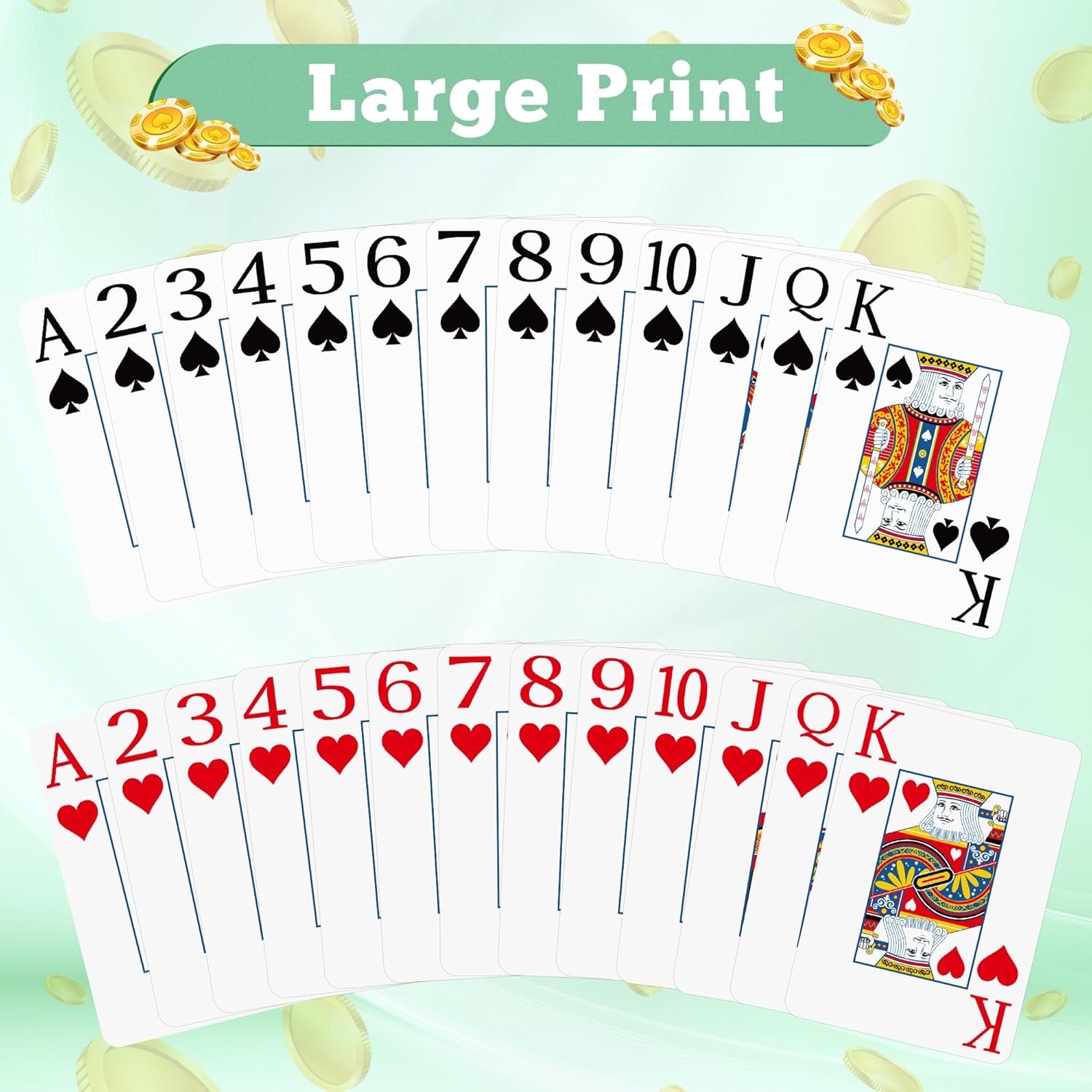 2 Pack Playing Cards | Large P - Graded Card Display incelemesi ve fiyatı