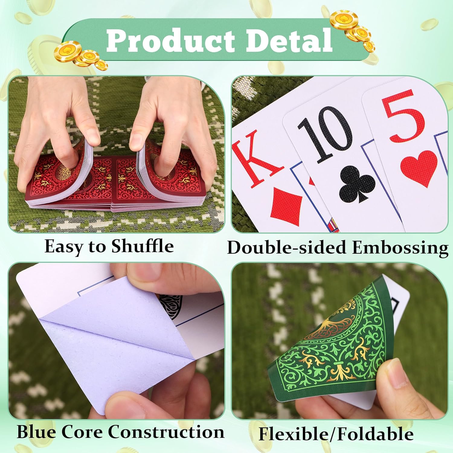 2 Pack Playing Cards | Large P - Graded Card Display incelemesi ve fiyatı