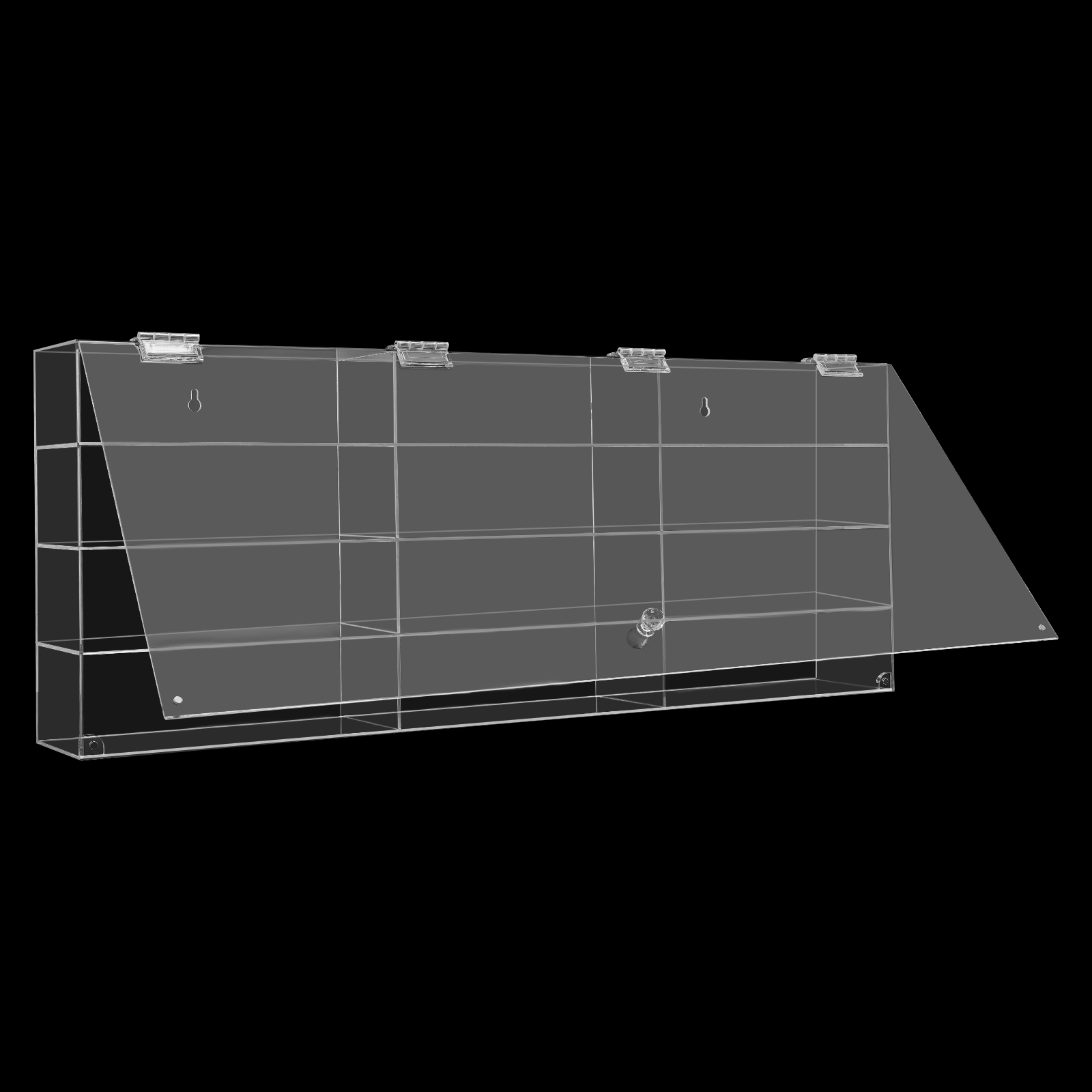 4 Tiers Wall Mounted Toy Displ - Display Case Acrylic incelemesi ve fiyatı