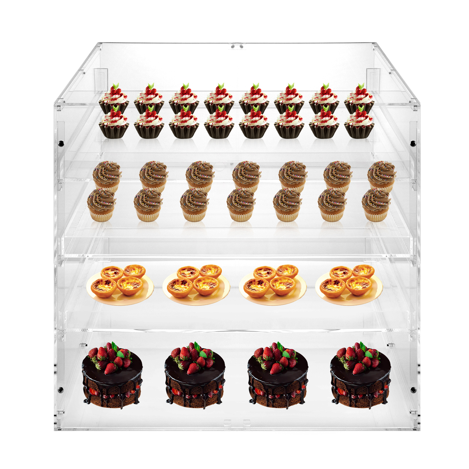 18.7×17.71×17.71inch 3-tier Ac - Display Case Acrylic incelemesi ve fiyatı