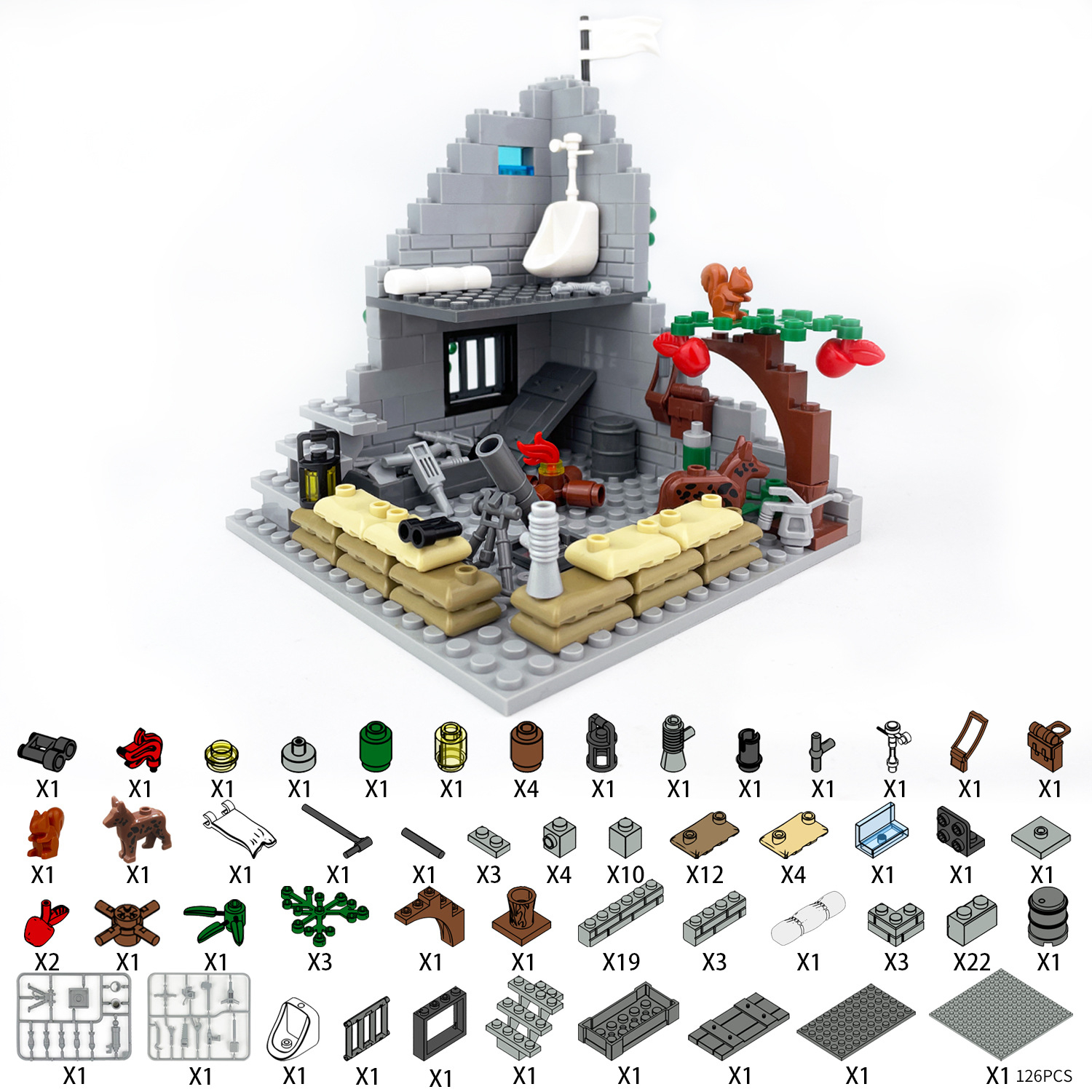 World War Army Military Soldie - Lego Minifigure Holder incelemesi ve fiyatı