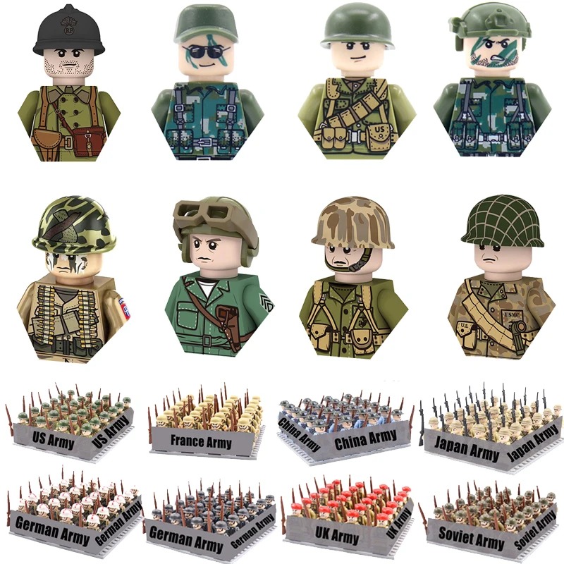World War II military soldier  - Building Block Mini incelemesi ve fiyatı