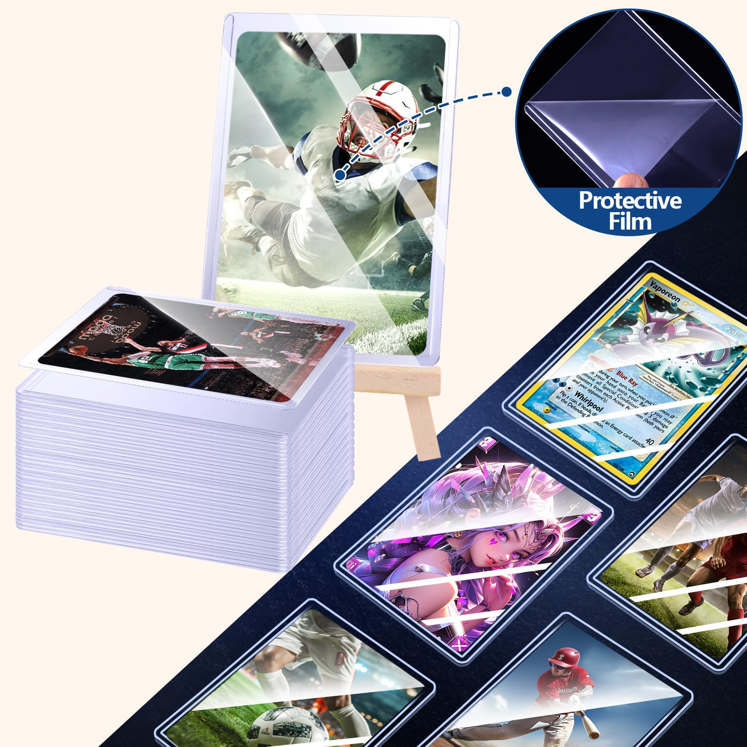 25-100pcs Hard Card Sleeves An - Card Penny Sleeve incelemesi ve fiyatı