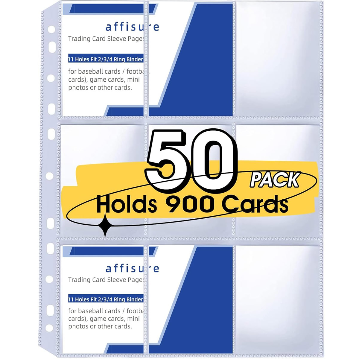 50 Pack 9 Pocket Card Sleeves  - Pokemon Binder Card incelemesi ve fiyatı