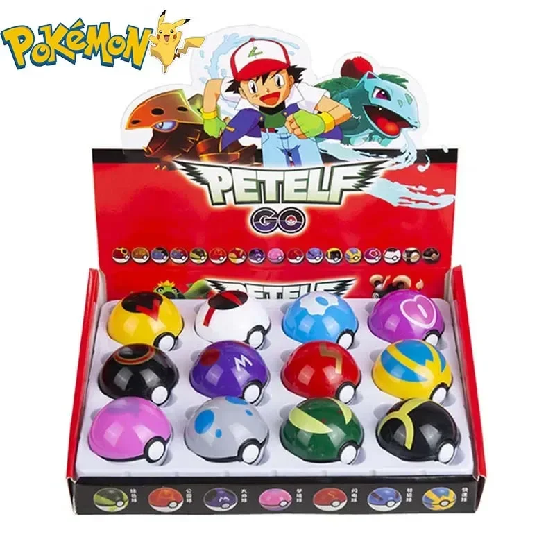 12Pcs Pokemon Figure Pokeball  - Vinyl Figure Blank incelemesi ve fiyatı