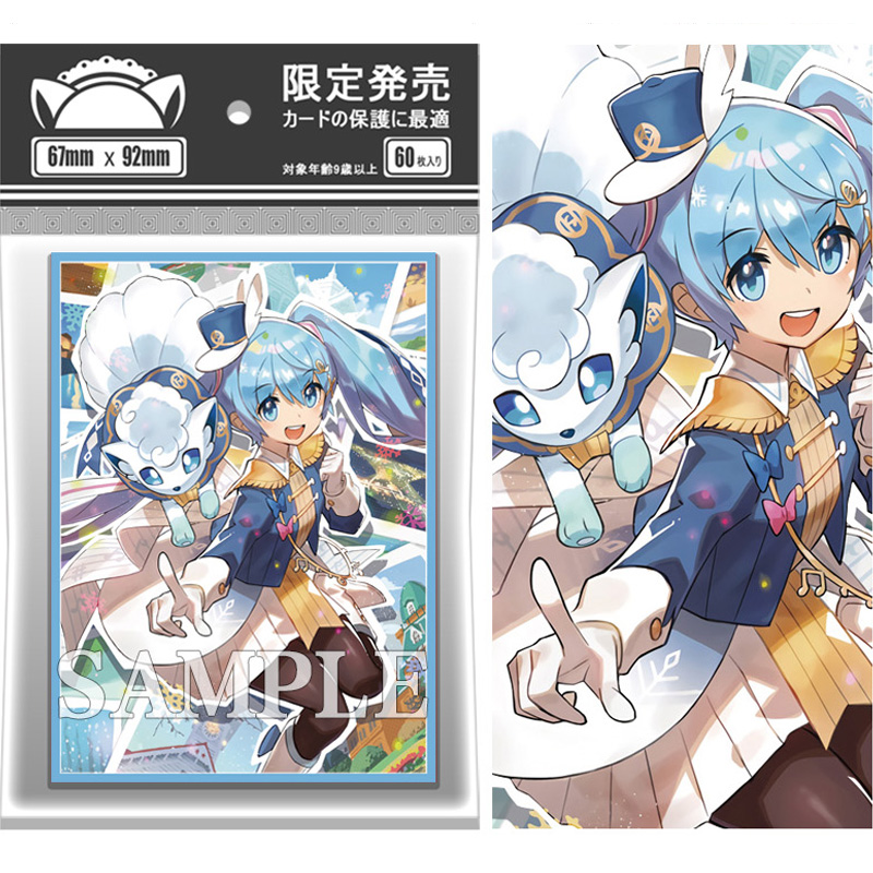 60Pcs/set Hatsune Miku Vulpix  - Card Penny Sleeve incelemesi ve fiyatı