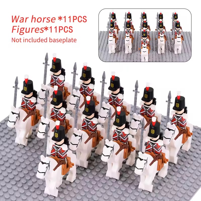 10pcs Napoleonic Wars Military - Lego Minifigure Holder incelemesi ve fiyatı