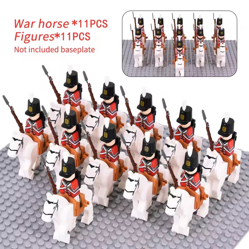 10pcs Napoleonic Wars Military - Lego Minifigure Holder incelemesi ve fiyatı