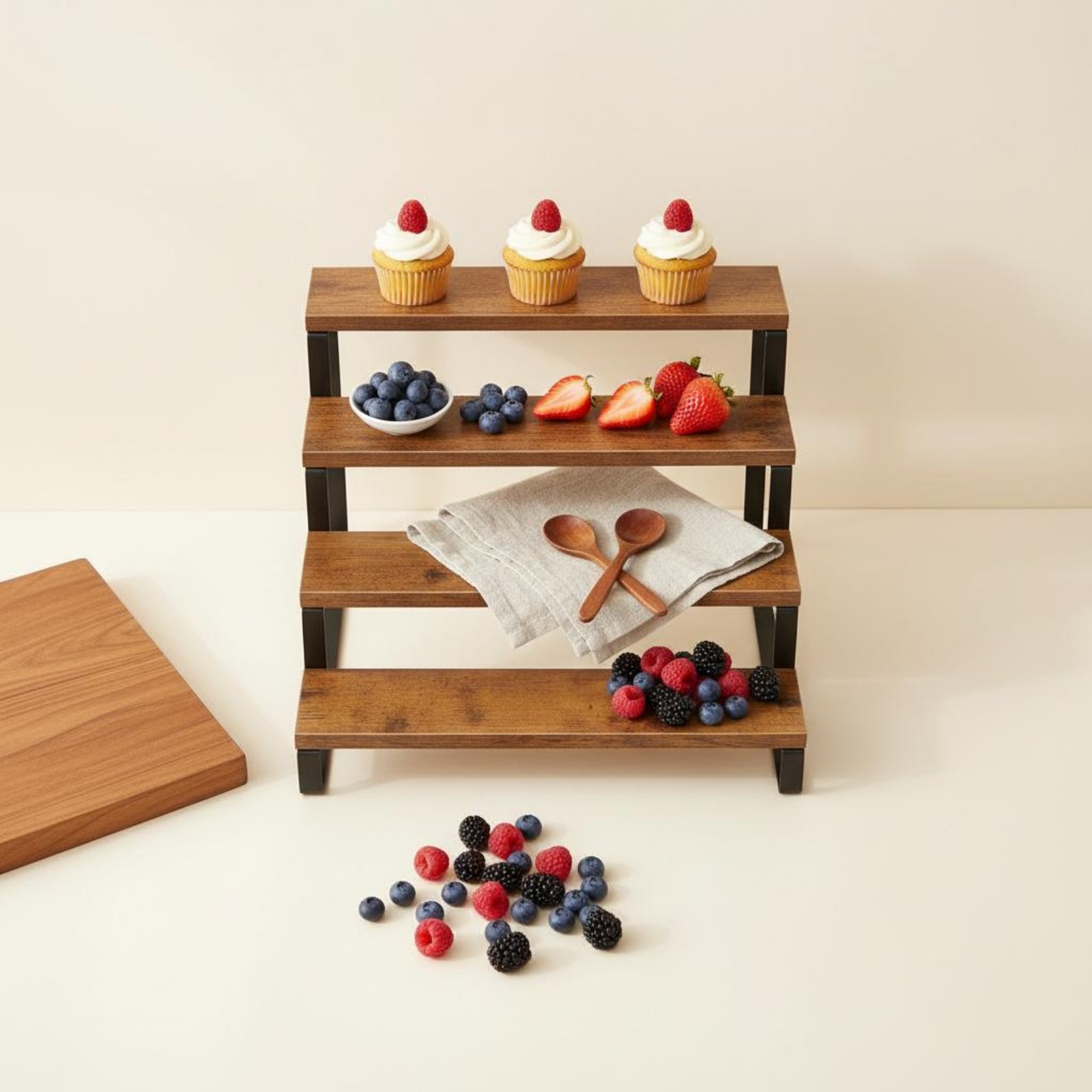 4 Tier Display Riser Space Sav - Display Risers Set incelemesi ve fiyatı