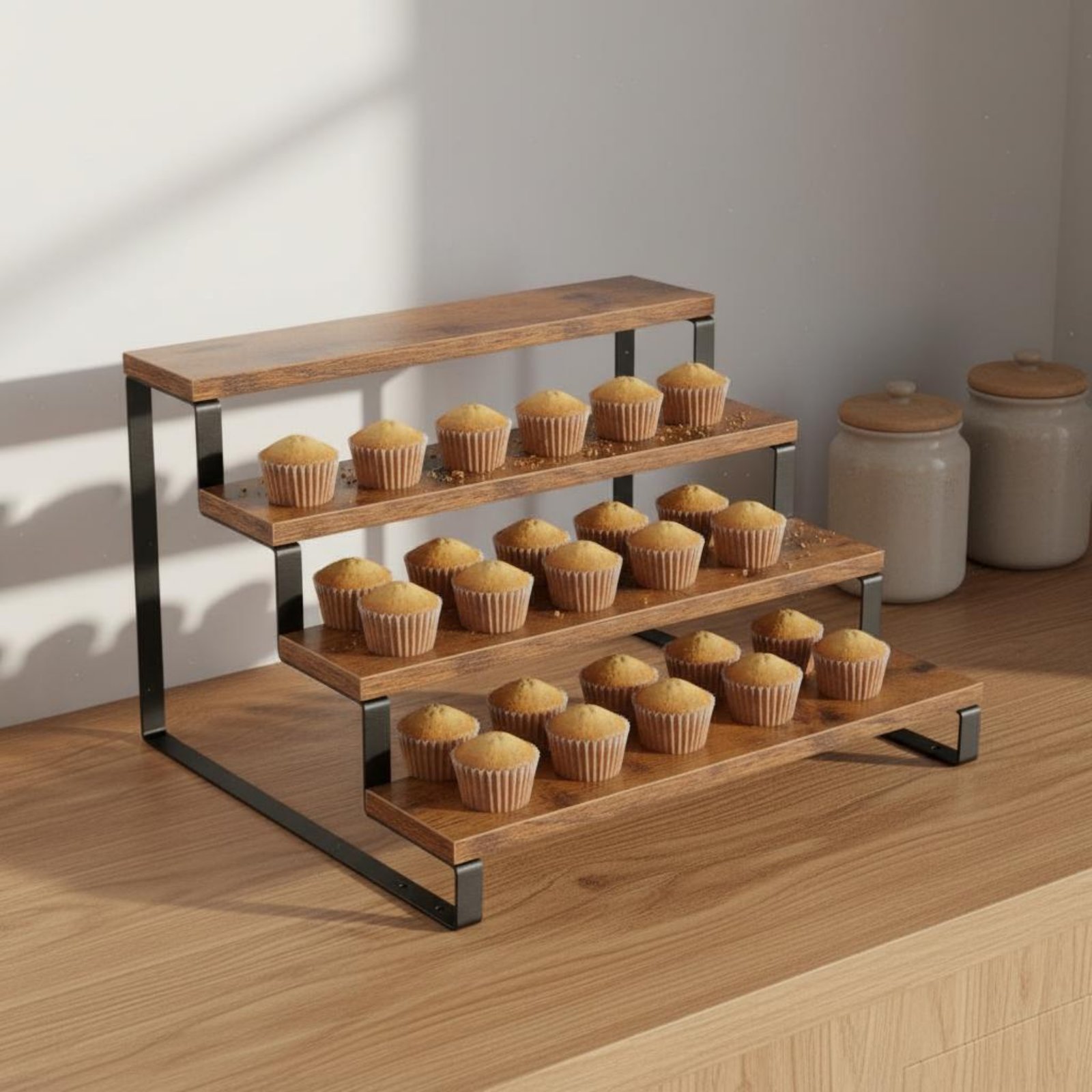 4 Tier Display Riser Space Sav - Display Risers Set incelemesi ve fiyatı